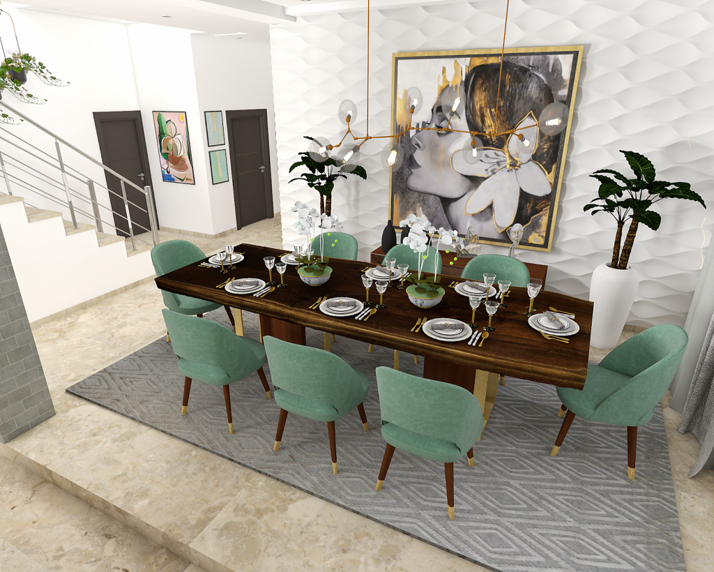 Rendu 3D du projet فيلا بريستيجيا مراكش à Marrakech, Maroc — vue 01
