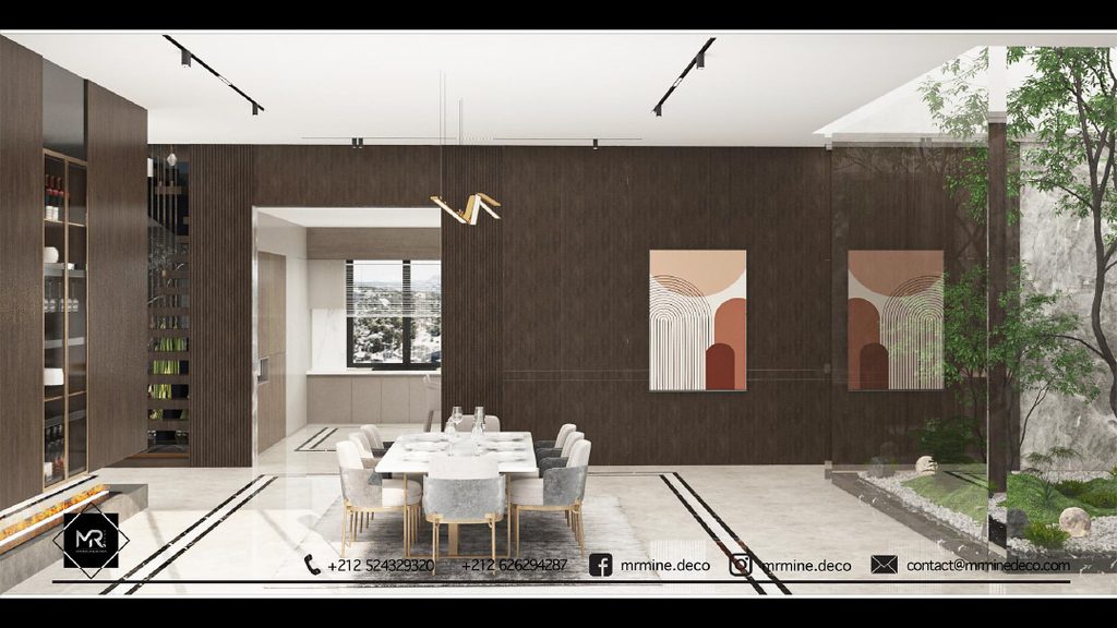 Rendu 3D du projet فيلا مغربية فاخرة à Harhoura, Rabat — vue 16