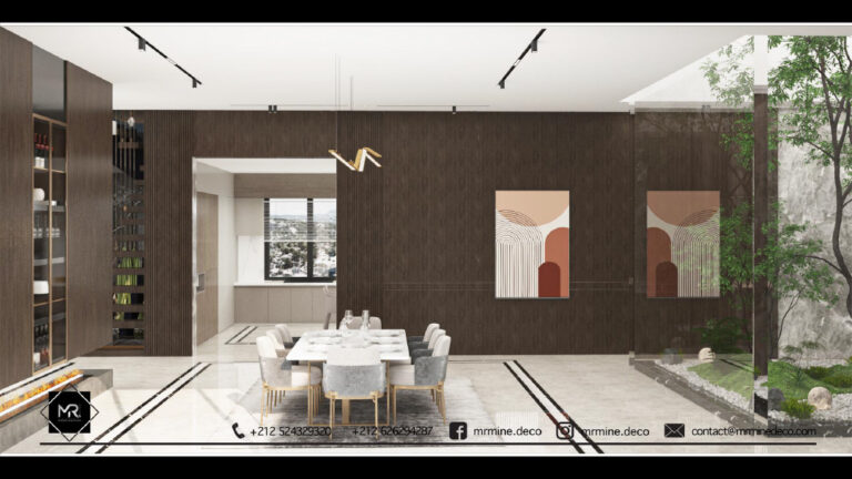 Rendu 3D du projet Villa marocaine de luxe à Harhoura, Rabat — vue 16