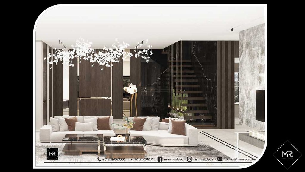 Rendu 3D du projet فيلا مغربية فاخرة à Harhoura, Rabat — vue 05