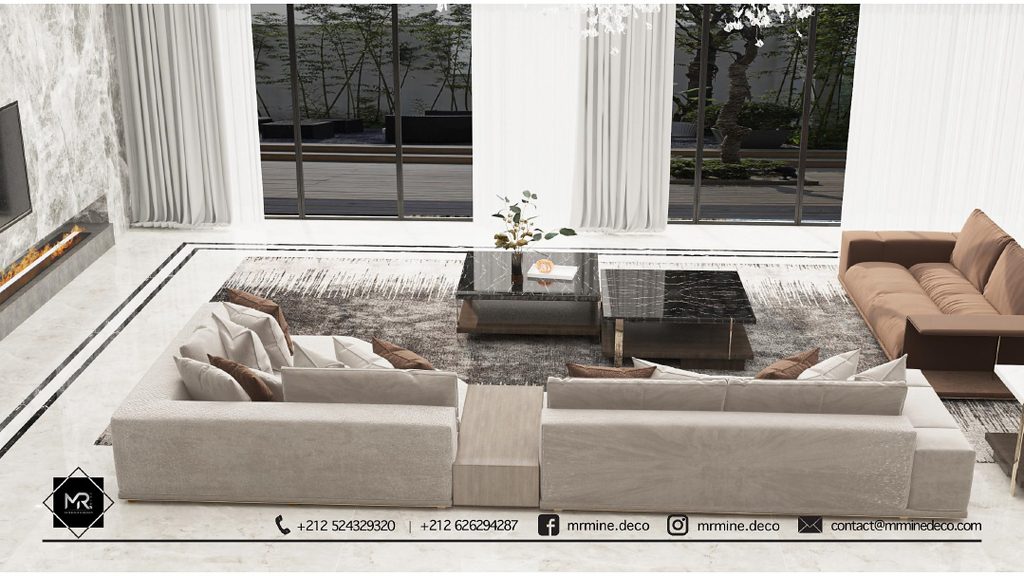 Rendu 3D du projet فيلا مغربية فاخرة à Harhoura, Rabat — vue 18