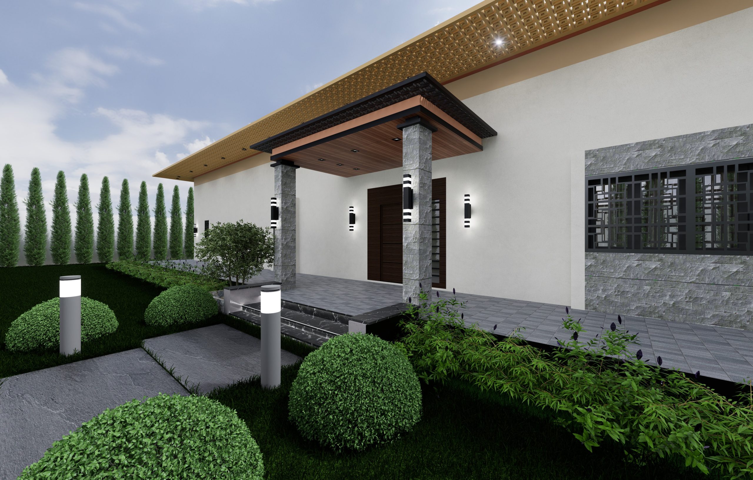 Conception 3D d'une villa moderne : une immersion avant la réalité