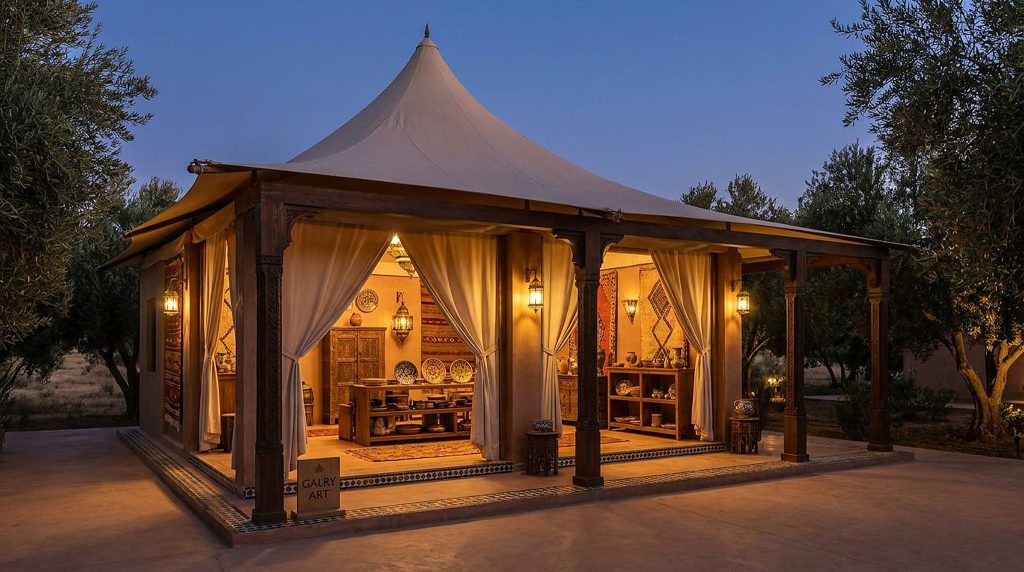 Rendu 3D du projet Eva Luxury Camp Agafay à Agafay, Marrakech — vue 19