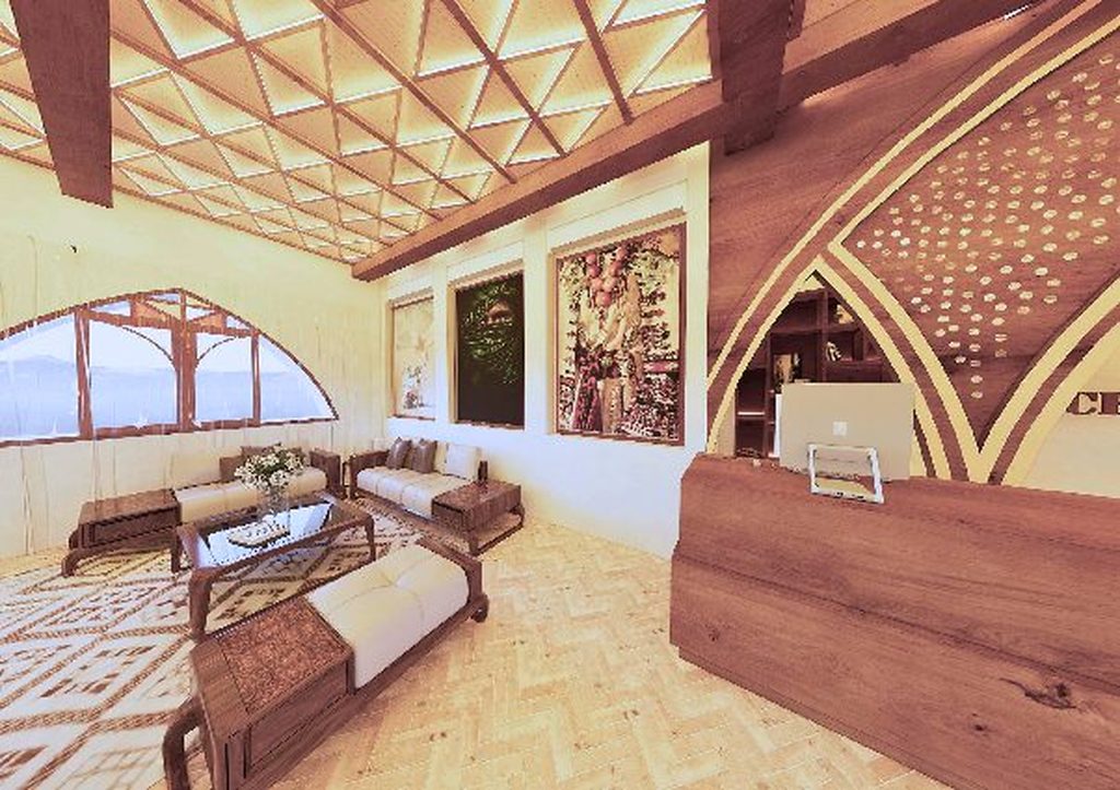 Rendu 3D du projet فندق السباعي بالاس زاكورة à Zagora, Maroc — vue 06