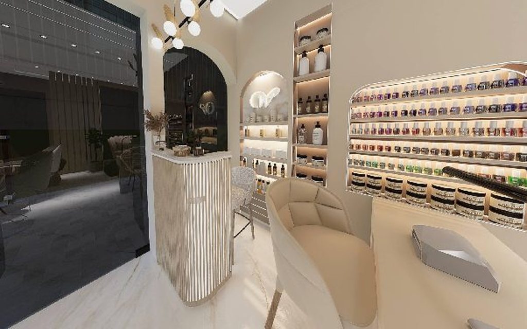 Rendu 3D du projet Salon de Beauté Casablanca à Casablanca, Maroc — vue 03