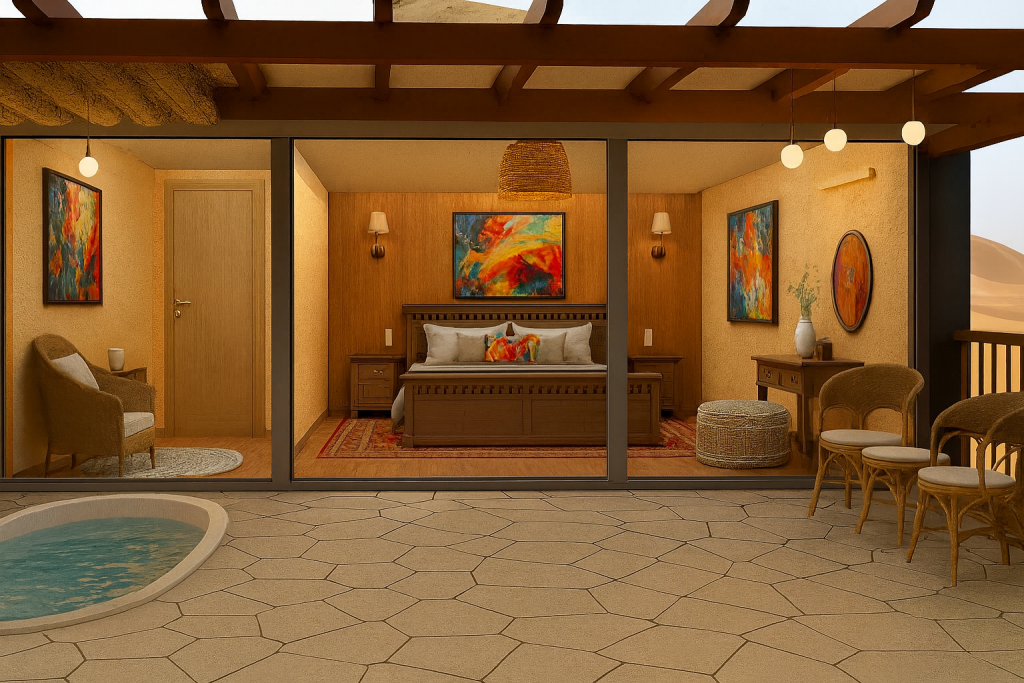 Rendu 3D du projet Projet Agafay à Agafay, Marrakech — vue 11