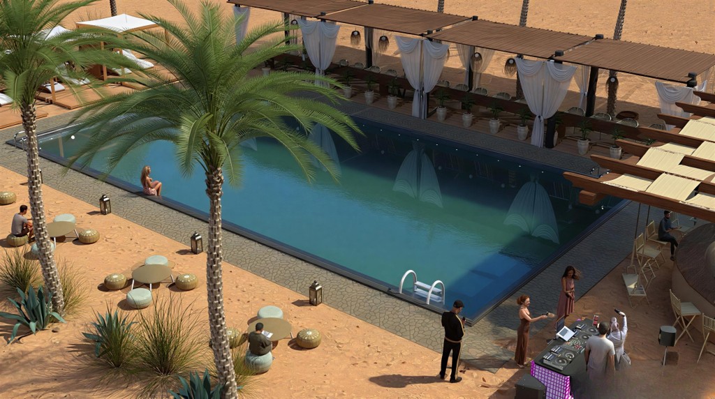 Rendu 3D du projet Projet Agafay à Agafay, Marrakech — vue 12
