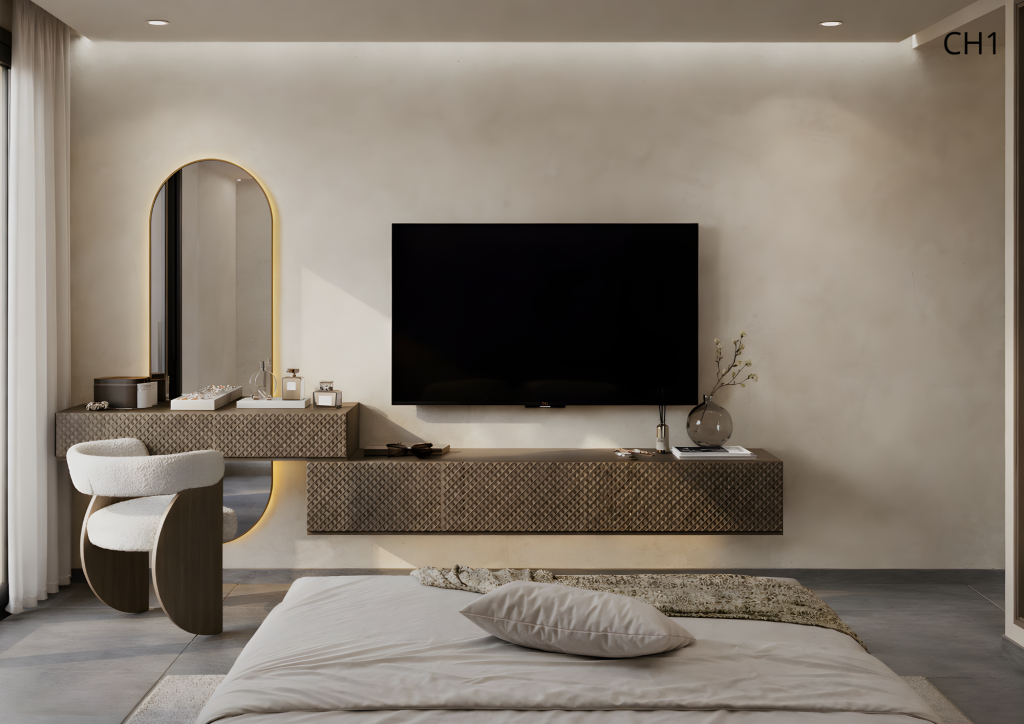 Rendu 3D du projet Projet Duplex Airbnb à Marrakech — vue 09