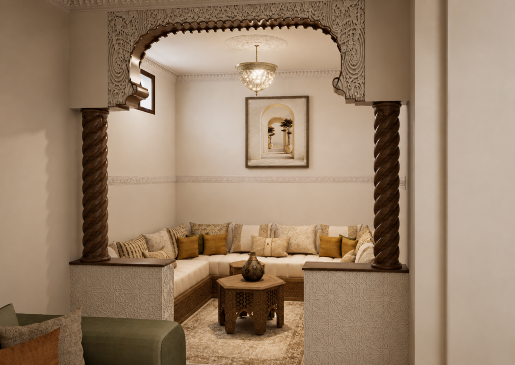 Rendu 3D du projet Maison Mme Ihsan à Maroc — vue 07
