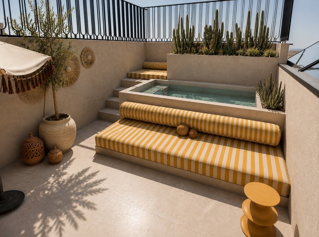Rendu 3D du projet Riad Qariya Siyahiya à Marrakech — vue 07