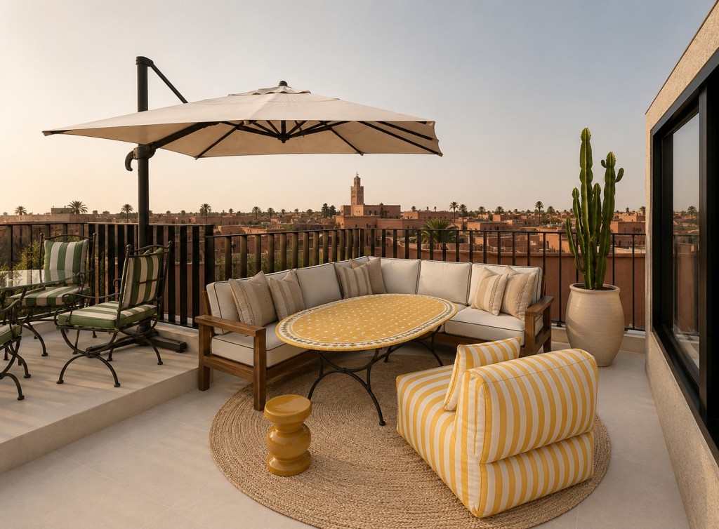 Rendu 3D du projet Riad Qariya Siyahiya à Marrakech — vue 09