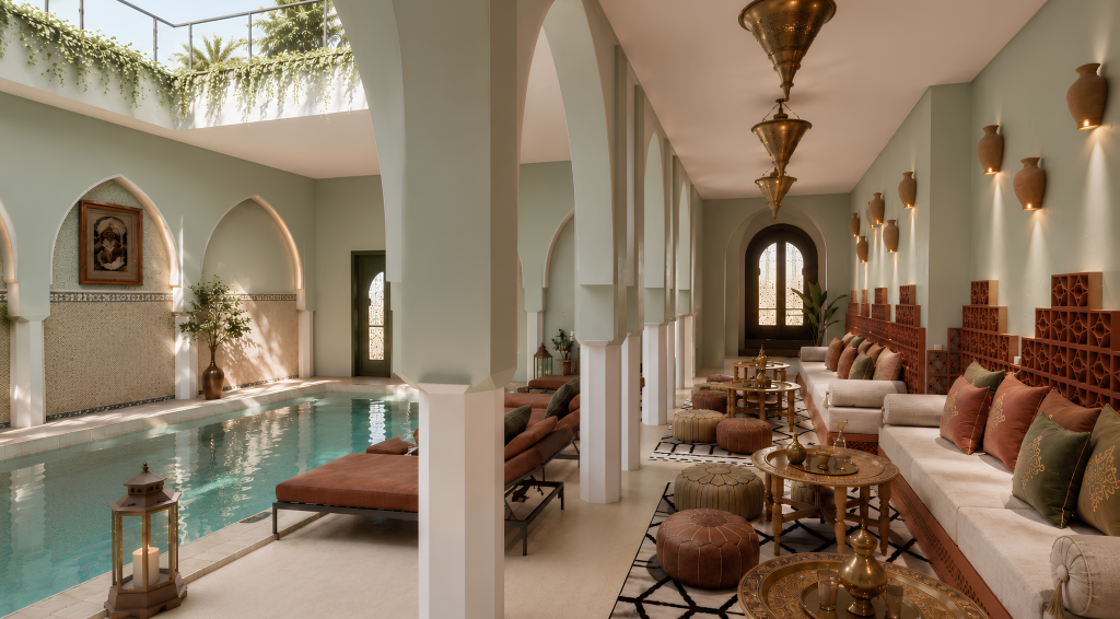 Rendu 3D du projet Riad Shemsi à Marrakech — vue 02