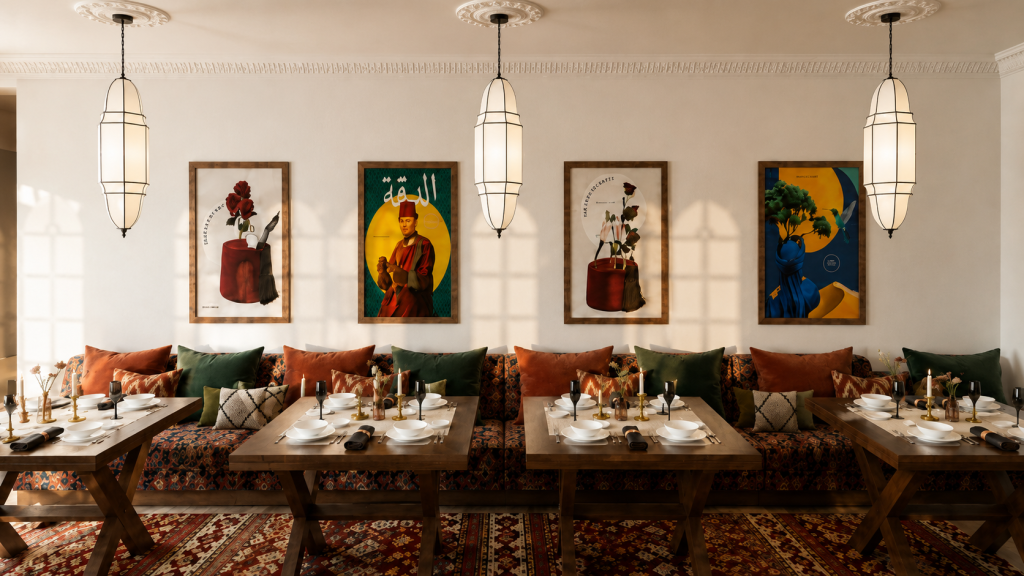 Rendu 3D du projet Riad Shemsi à Marrakech — vue 10