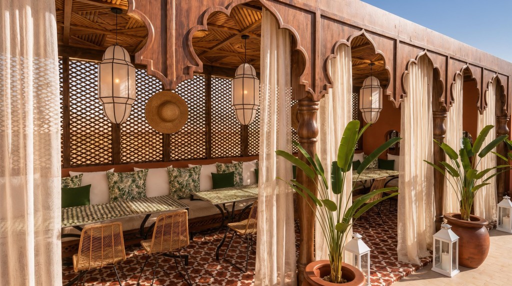 Rendu 3D du projet Riad Shemsi à Marrakech — vue 14