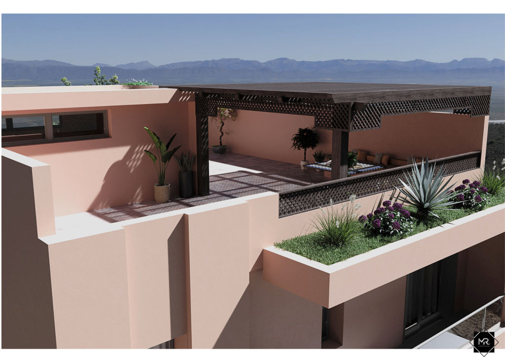 Rendu 3D du projet Villa 86 à Marrakech — vue 12