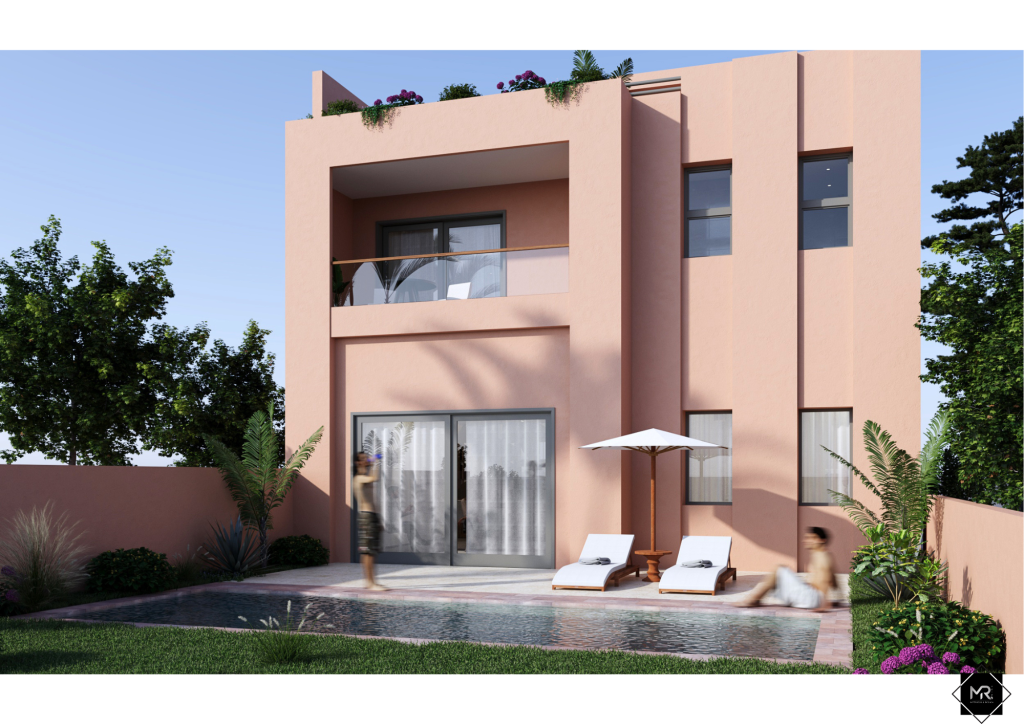 Rendu 3D du projet Villa 86 à Marrakech — vue 14